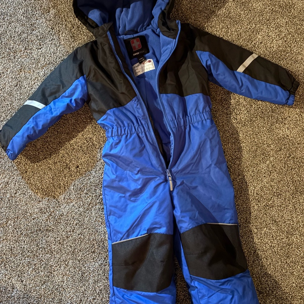 Swiss Tech Blue and Black Snowsuit